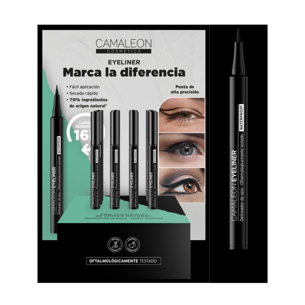 CAMALEON EXPOSITOR EYELINER 11 UNDS.