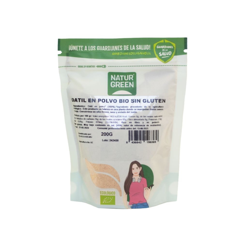 NATURGREEN DATIL EN POLVO BIO 200g