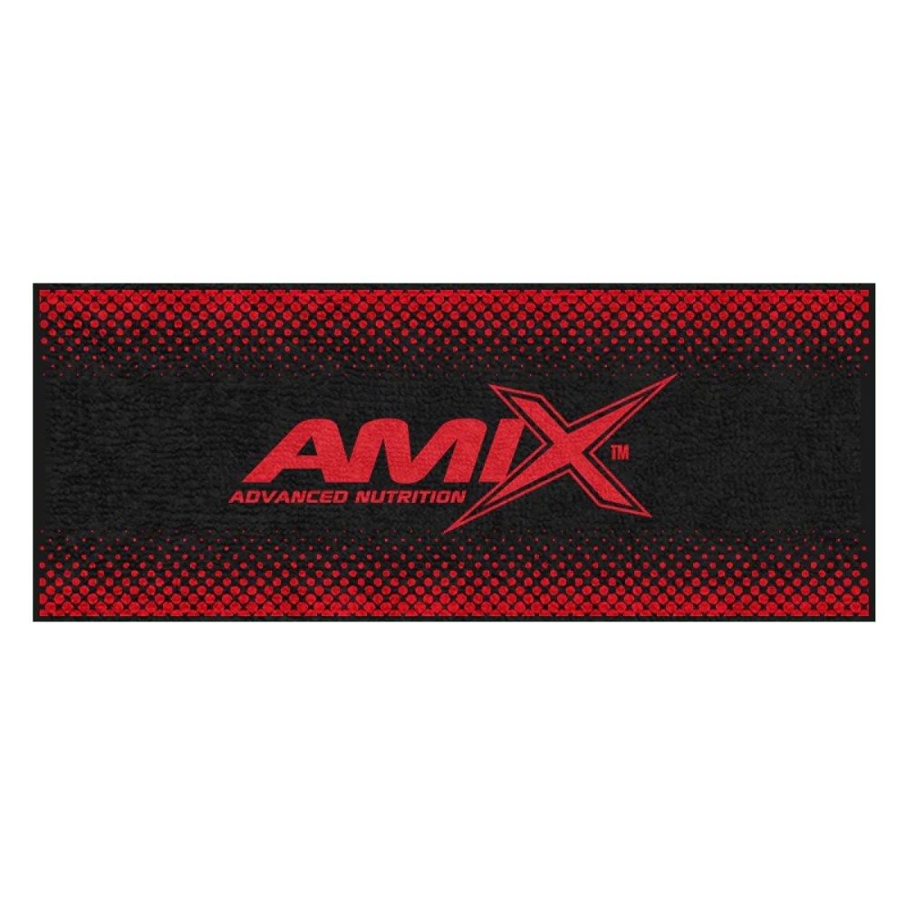 AMIX TOALLA COLOR NEGRO ROJO