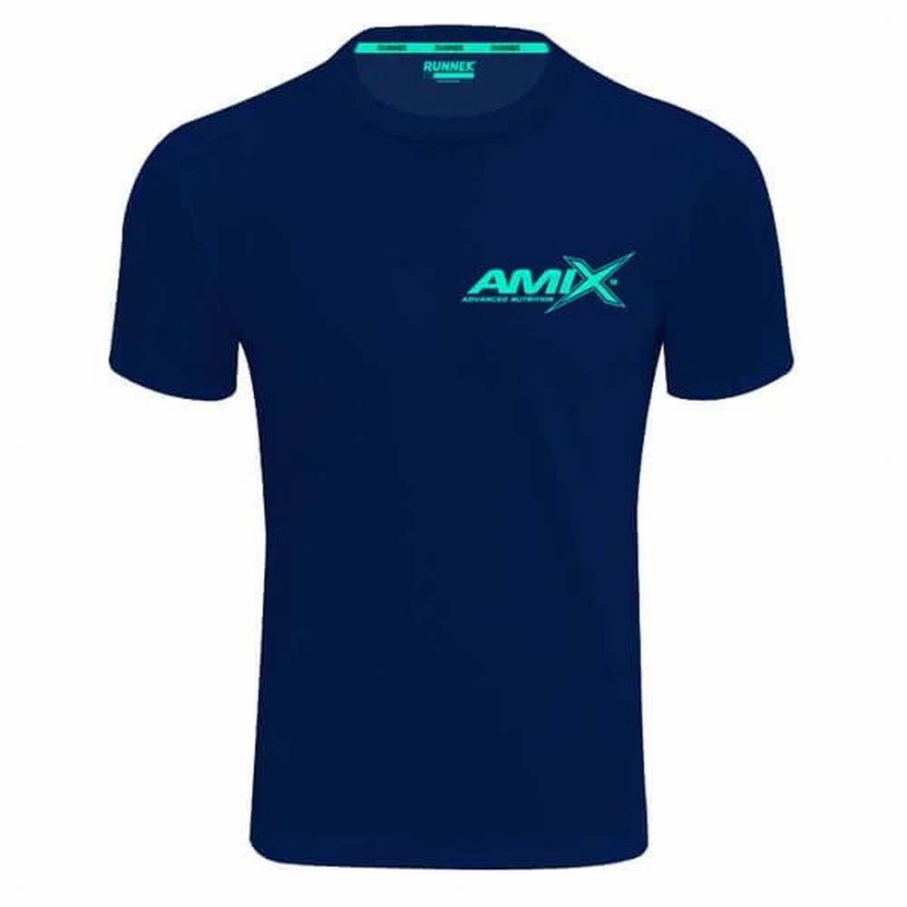 AMIX CAMISETA RUNFIT COLOR AZUL NAVY T-M