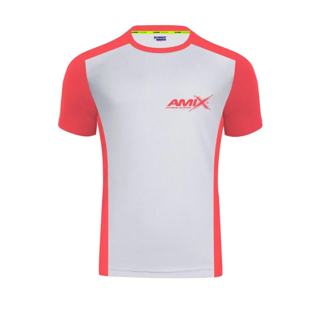 AMIX CAMISETA RUNFIT SCORE COLOR GRIS-NARANJA S