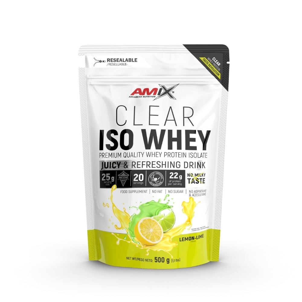 AMIX CLEAR ISO WHEY SACO 500GR LIMA LIMON