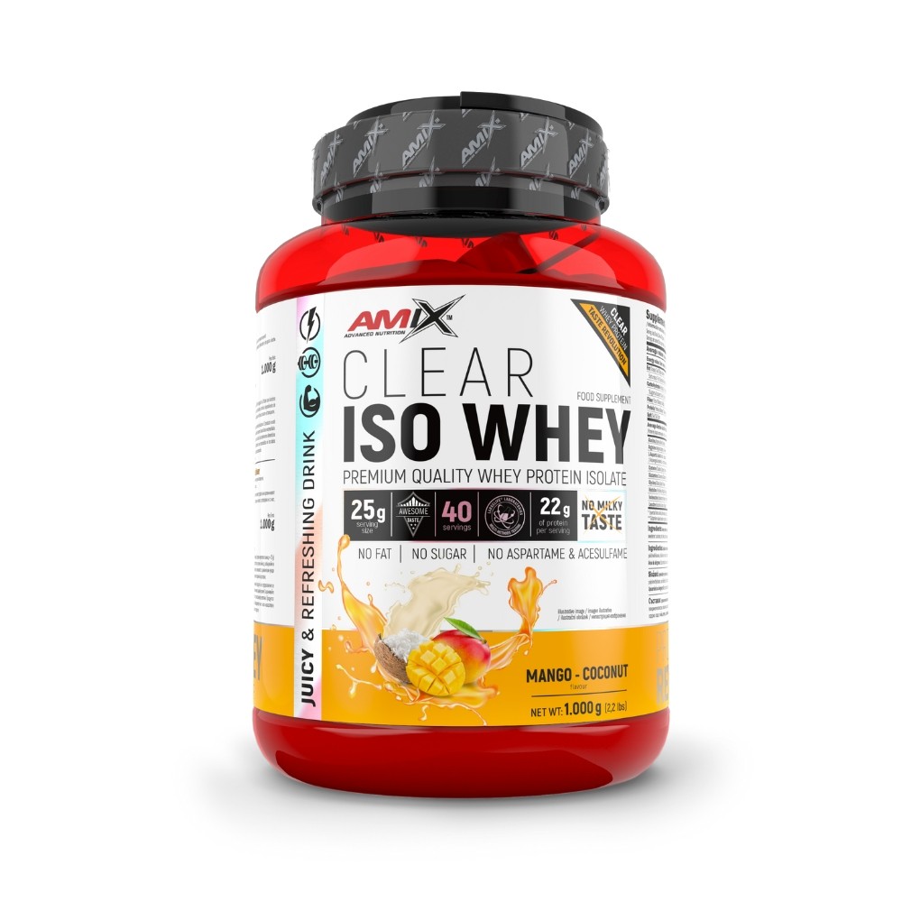 AMIX CLEAR ISO WHEY 1KG MANGO COCO