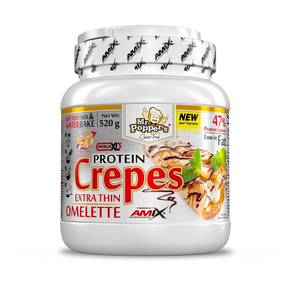AMIX MR.POPPER PROTEIN CREPES 520GR NATURAL