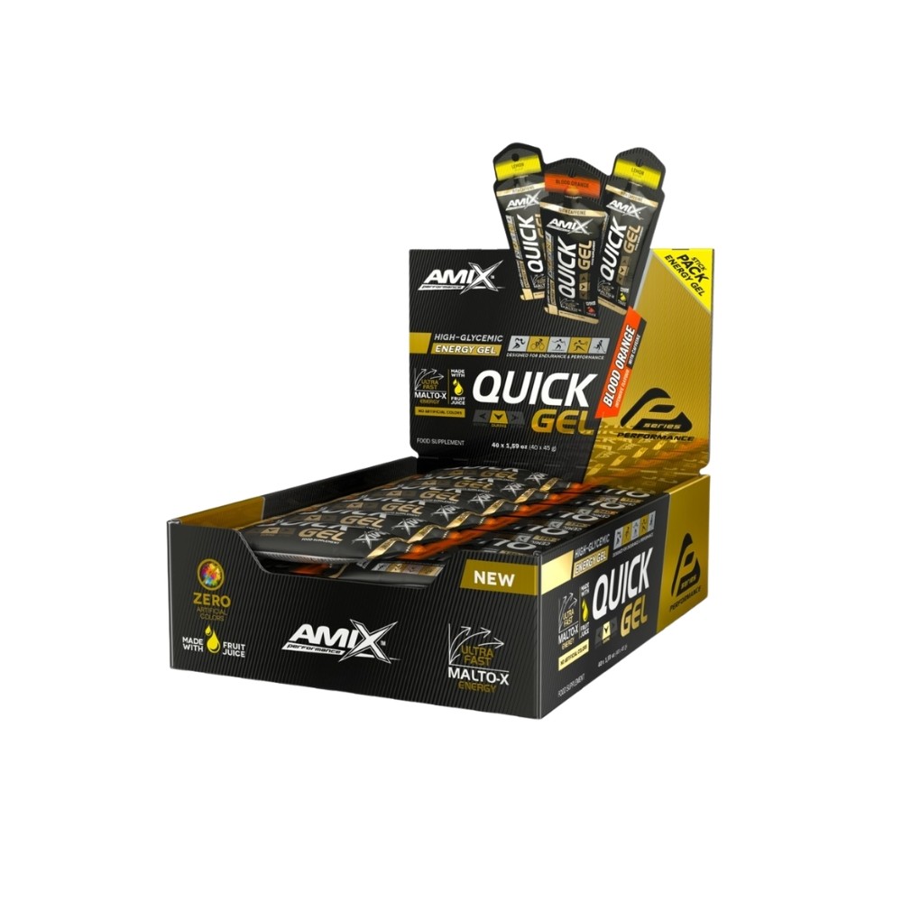AMIX PERFORMANCE QUICK GEL 40x45GR NARANJA