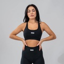AGONGYM MUJER TOP CORE BLACK T-S