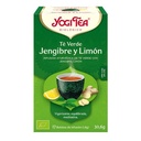 YOGI TEA TE VERDE JENGIBRE LIMON 17X30.6GR.