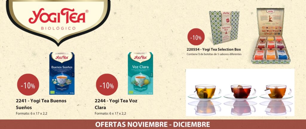 NOV-DIC Yogi Tea Catalogo Ofertas