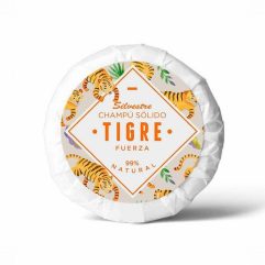 SILVESTRE CHAMPU SOLIDO FORTALECEDOR (TIGRE ) 60gr