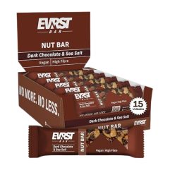 EVRST BARRITA FRUTOS SECOS 12*55GR CHOCO & SEA SAL