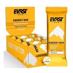 EVRST BARRITA ENERGÉTICA 12*55GR CHOCOLATE BANANA