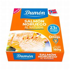 DUMON SALMON NORUERGO AL NATURAL 160G