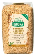 BIOGRA SESAMO TOSTADO BIO. 500 GR.