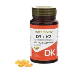 NUTRISSIMO D3+K2 PHARMAQUINONE 120 CAPS