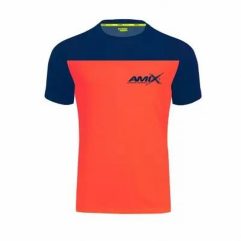 AMIX CAMISETA CUBE NARANJA-AZUL S