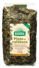 BIOGRA PIPAS CALABAZA BIO. 250GR.