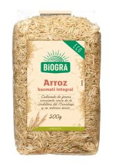 BIOGRA ARROZ BASMATI INTEGRAL BIO. 500GR.