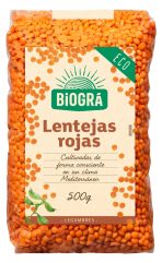 BIOGRA LENTEJAS ROJAS BIO. 500GR.