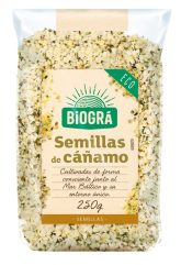 BIOGRA SEMILLAS CAÑAMO PELADAS BIO. 250GR.