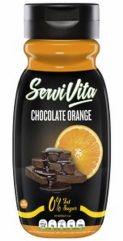 SERVIVITA SALSA DULCE ZERO CHOCO NARANJA 320ML.