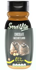 SERVIVITA SALSA DULCE ZERO CHOCO AVELLANA 320ML.