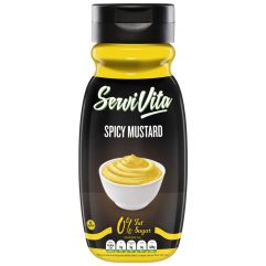 SERVIVITA SALSA ZERO MOSTAZA PICANTE 320ML.