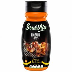 SERVIVITA SALSA ZERO BARBACOA PICANTE 320ML.