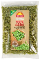 BIOGRA ESPIRAL LEGUMBRE GUISANTES BIO 250GR.