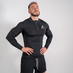 AGONGYM TÉRMICA LONG TECH T-SHIRT NEGRA M