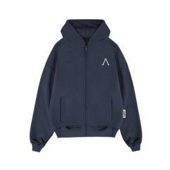 AGONGYM SUDADERA ORIGINAL ZIP HOODIE NAVY T-M