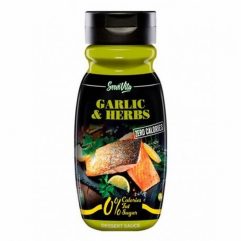 SERVIVITA SALSA ZERO AJO Y HERBAS 320ML.