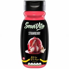 SERVIVITA SALSA DULCE ZERO FRESA 320ML.