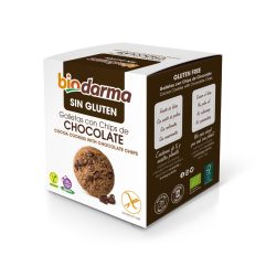 BIODARMA GALLETAS CHIPS CHOCOLATE SIN GLUTEN 125G