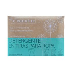 CLEANATUR DETERGENTE  TIRAS SIN FRAGANCIA 40 LAV