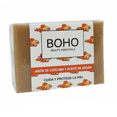 BOHO JABON CURCUMA Y ACEITE DE ARAGAN 100gr