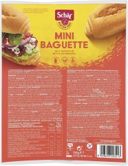 SCHAR MINI BAGUETTE (PANECILLOS)S/GLUTEN  2 X 75GR