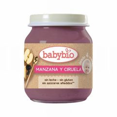 BABYBIO POTITO MANZANA CIRUELA 130GR