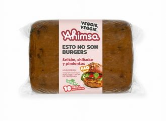 AHIMSA BURGUER TF SEITAN SHIITAKE PIMIENTOS 750G