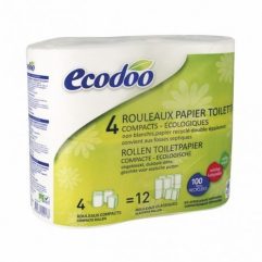 ECODOO PAPEL HIGIENICO COMPACTO 100% 4u