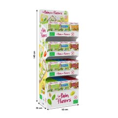 LE PAIN DES FLEURS EXPOSITOR CRACKERS 60 UNIDADES