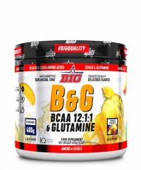 BIG B&G®-BCAAS CON GLUTAMINA 12:1:1 400G MANGO PIÑ