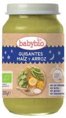 BABYBIO POTITO GUISANTES MAIZ ARROZ 200GR.