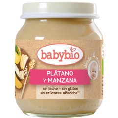 BABYBIO POTITO MANZANA PLATANO 130g